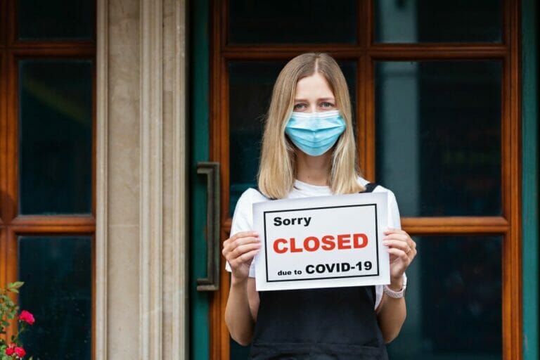 Coronavirus Covid 19 Café Closed Bar Small Business Virus Pandemie Restaurant Quarantäne Epidemie T20 Yn3pv9